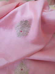 Banarasi Handwoven Chinnia Silk Meenedar Kurta with Meenedaar Kora Silk Dupatta