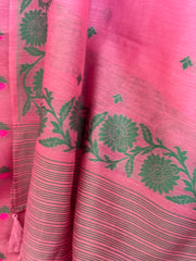 Banarasi Woven Unstitched Suit  In Pure Mulmul Cotton
