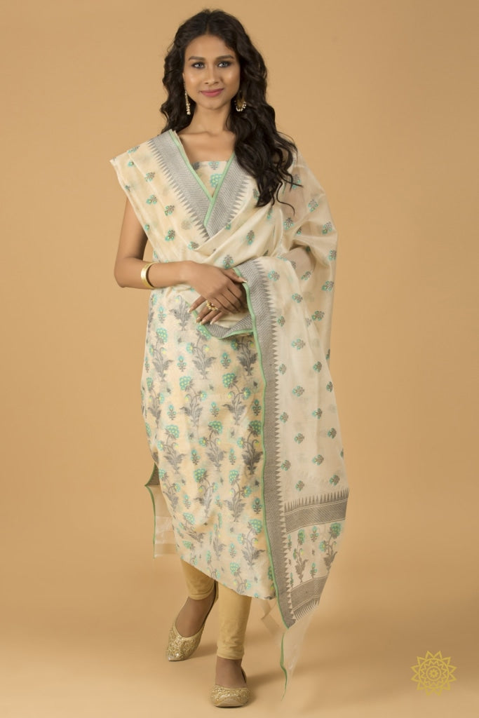 Banarasi Cotton Silk Kurta Dupatta Ensembles