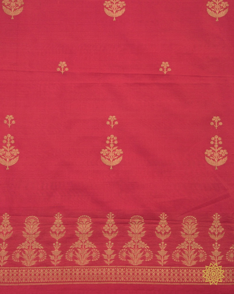 Katan Silk Suit With Kora Dupatta
