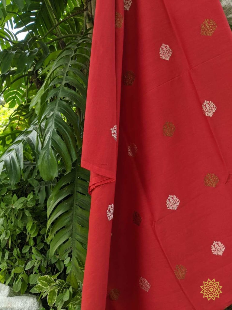 Tusser Georgette Banarasi Fabric Yardages